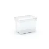 Contenitore in plastica OBI Santos Box 37x25x26 cm XS trasparente