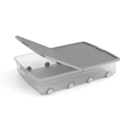 Contenitore in plastica W Box 79x58x16 cm grigio