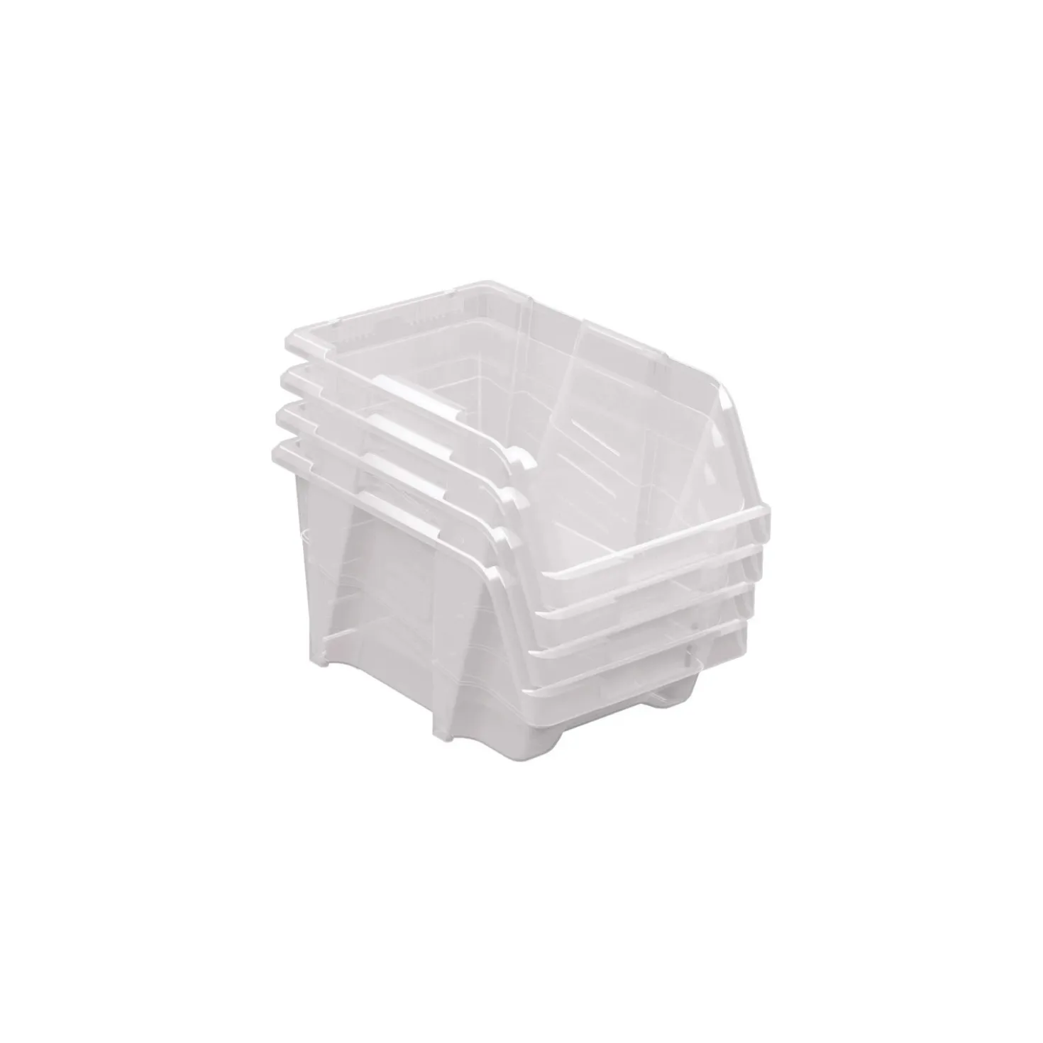 Contenitore in polipropilene trasparente 200x330x168 mm