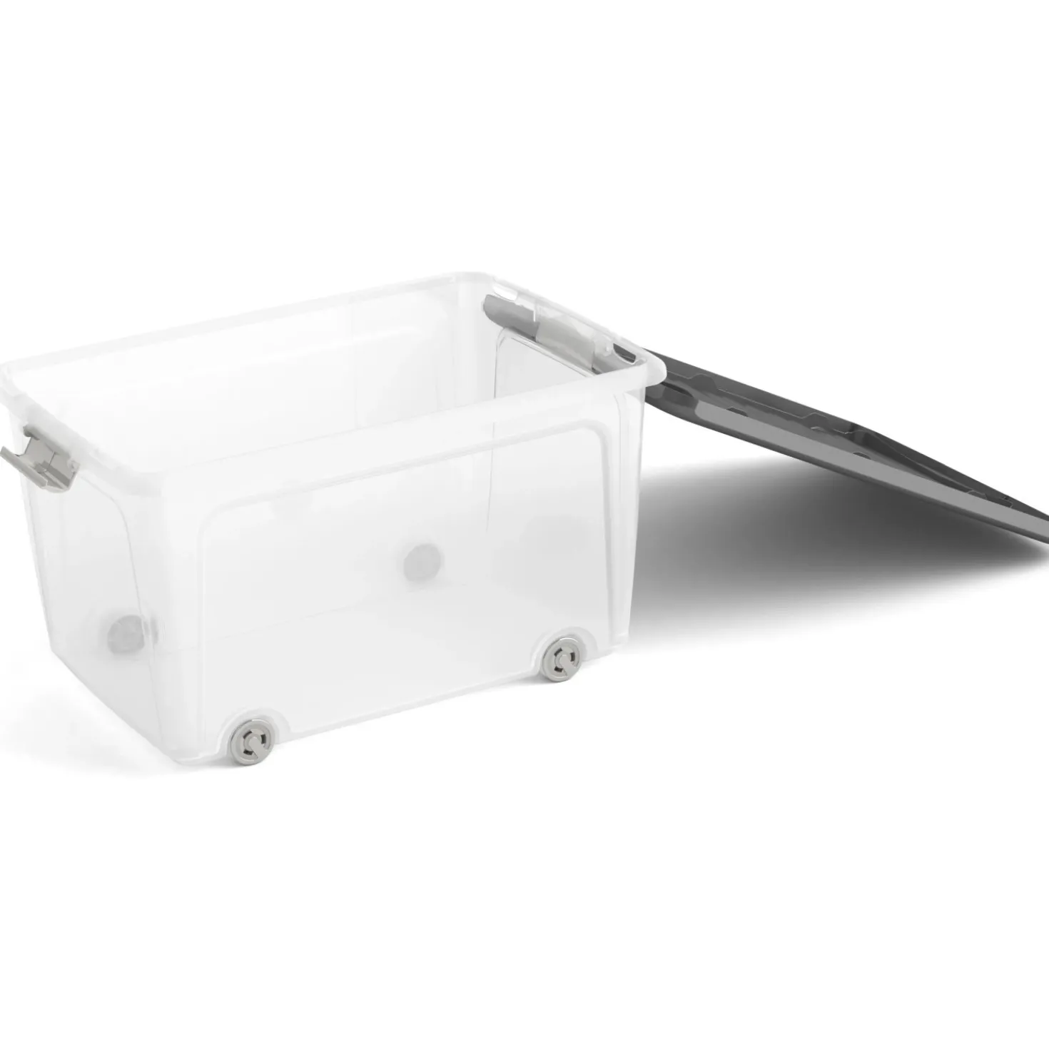 Contenitore KIS W-Box alto L 31,5x39x56,5 cm grigio scuro