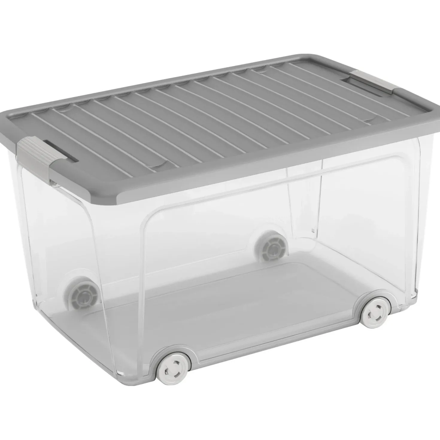 Contenitore KIS W-Box alto L 31,5x39x56,5 cm grigio scuro