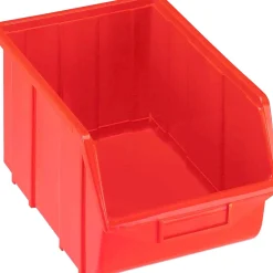Contenitore porta minuterie in plastica EcoBox 114 rosso