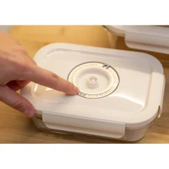Contenitori in vetro per alimenti Aspifresh set 3 con pompa per sottovuoto