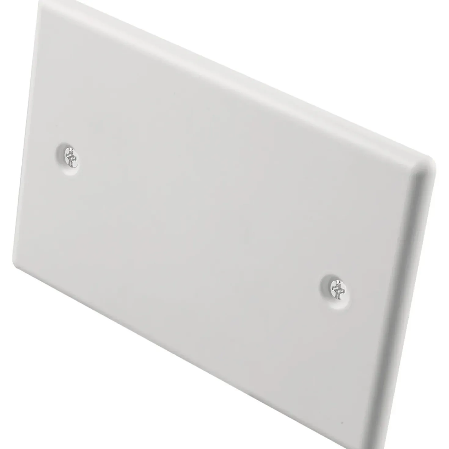 Coperchio per scatole rettangolari portaplacca 92x63 mm IP40 bianco 3 pz