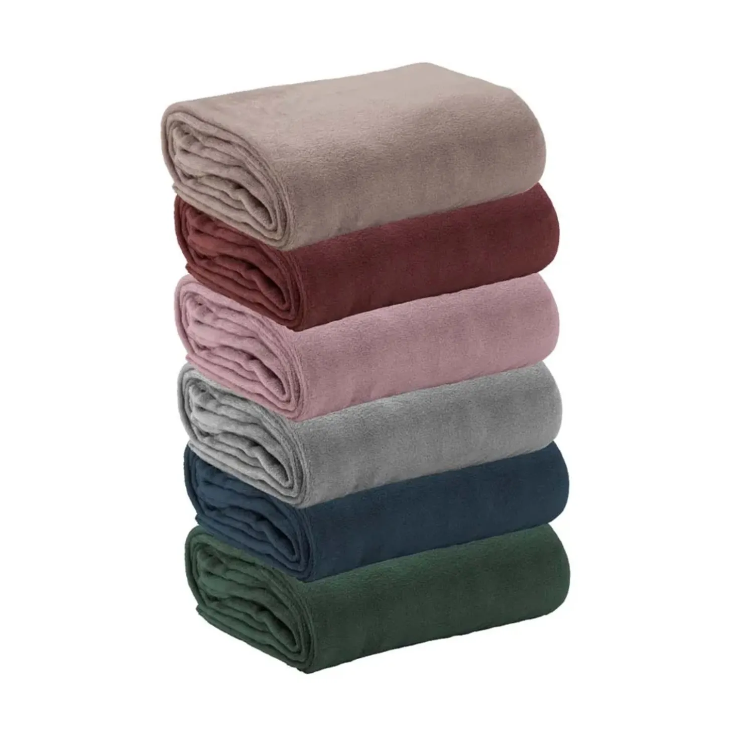 Coperta tinta unita 150x200 cm colori assortiti
