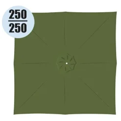 Copertura in poliestere 160gr per ombrellone quadrato 2,5x2,5m