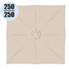 Copertura in poliestere 160gr per ombrellone quadrato 2,5x2,5m