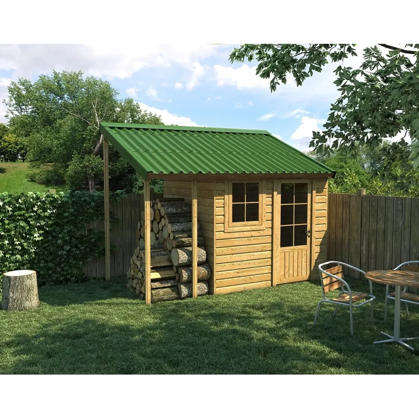 Copertura onduline Easyline 100x76 cm verde intenso