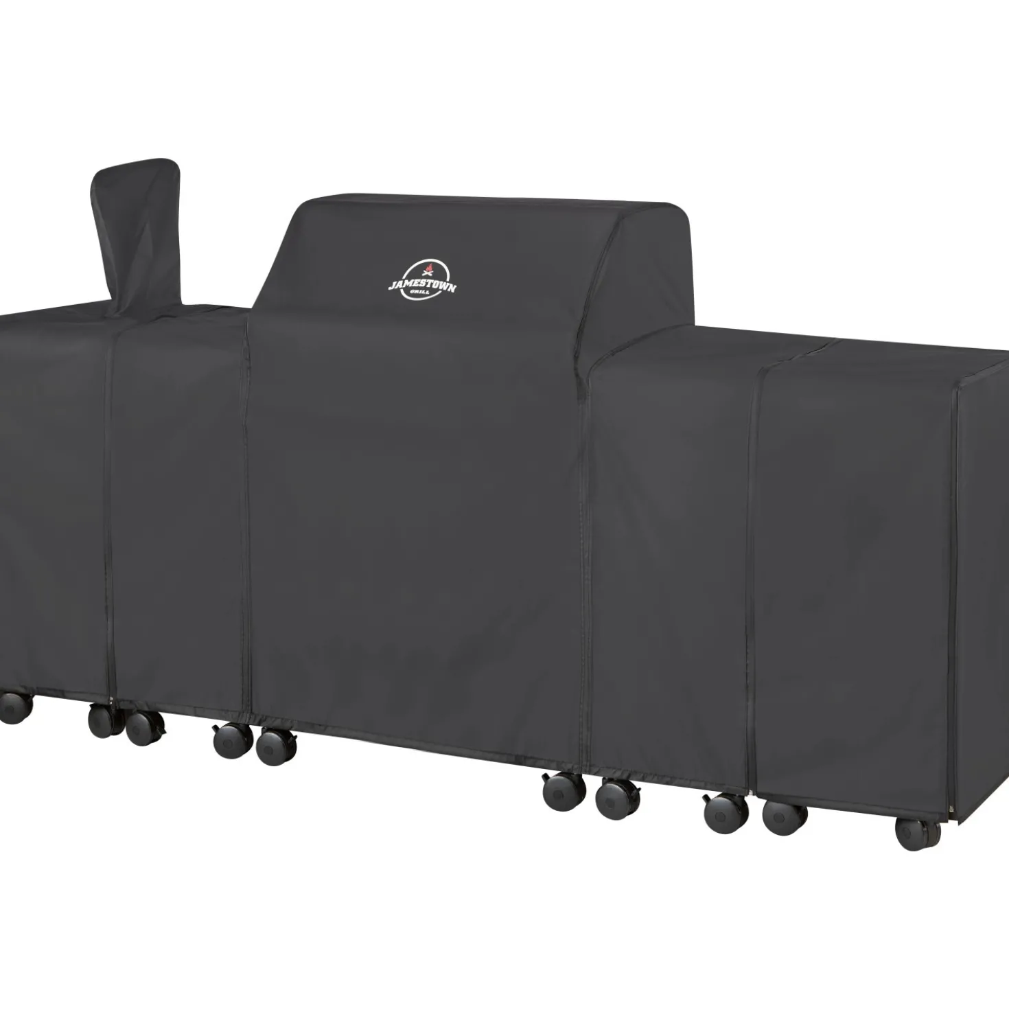 Copertura per grill a gas Jamestown Knox a 4 fuochi 111x138,6x57,5 cm nero