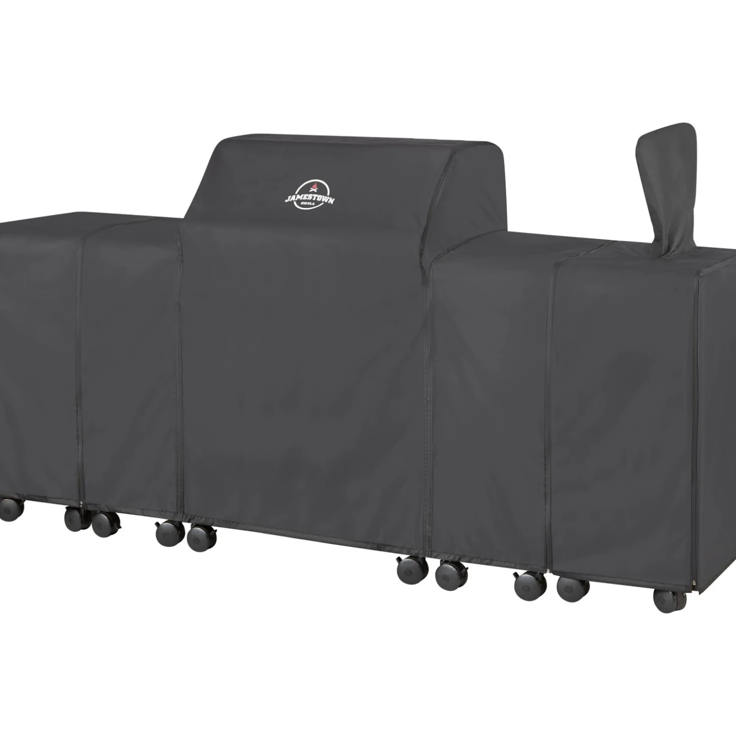 Copertura per grill a gas Jamestown Knox a 4 fuochi 111x138,6x57,5 cm nero