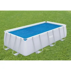 Copertura termica per piscina Bestway Power Steel rettangolare 380x180 cm blu