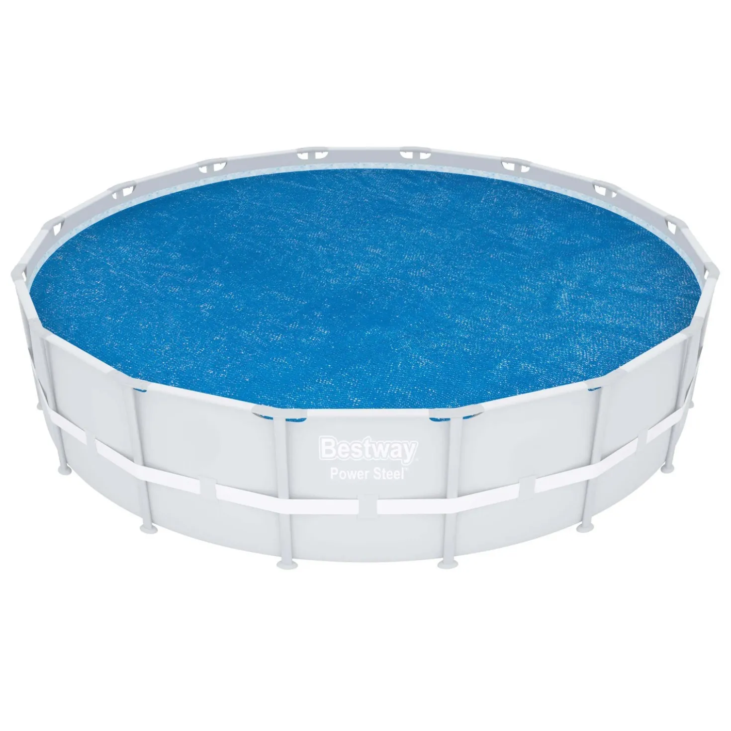 Copertura termica per piscine Bestway in PE rotonda Ø 462 cm blu