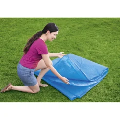 Copertura termica per piscine Bestway in PE rotonda Ø 462 cm blu