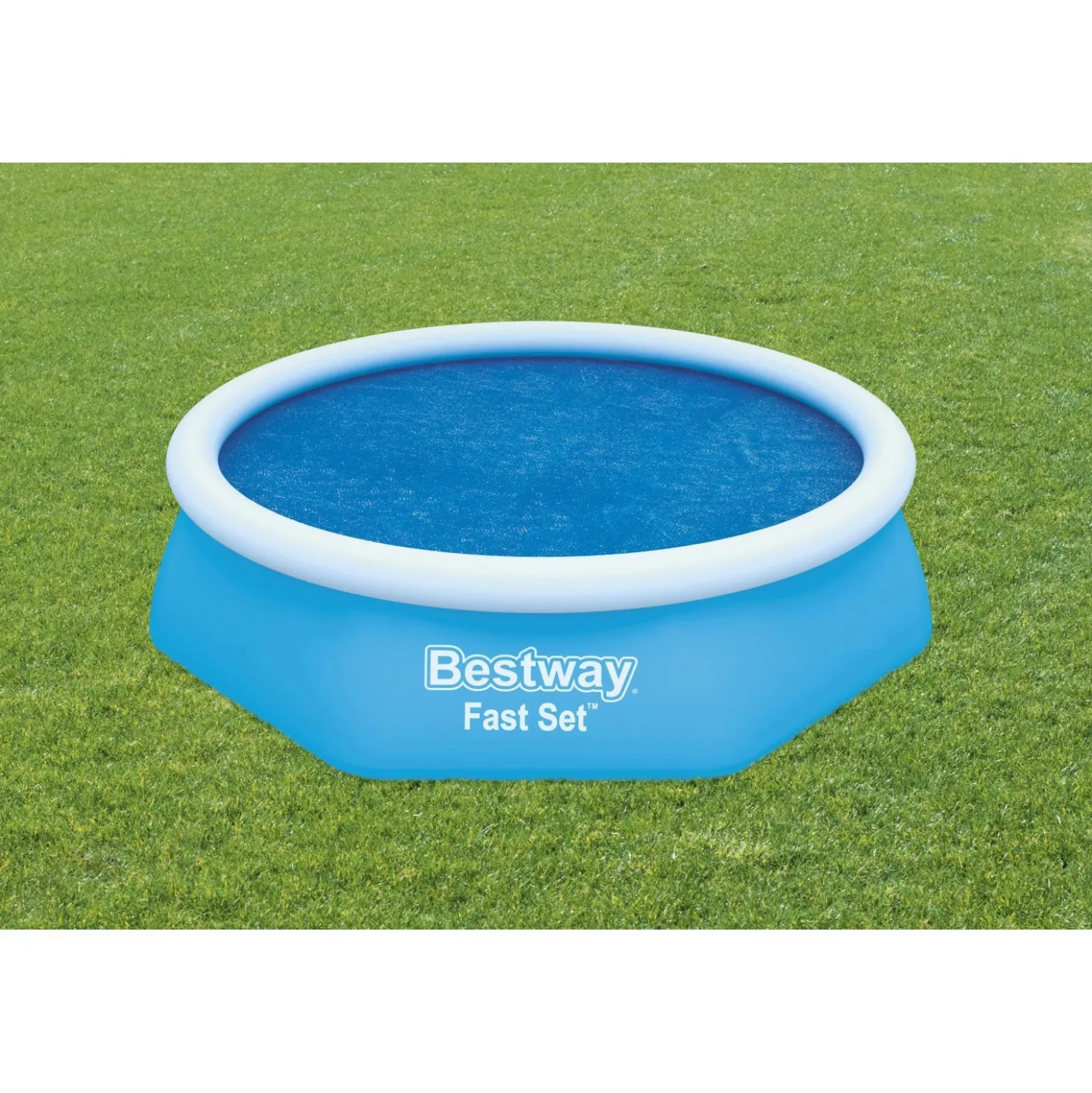 Copertura termica per piscina Bestway Fast Set rotonda Ø 210 cm blu