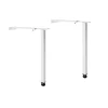 Coppia piedini per lavatoio x H 41/43 cm