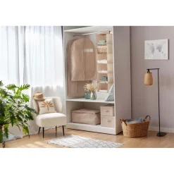 Copriabito corto Sandy beige 58x2x100 cm