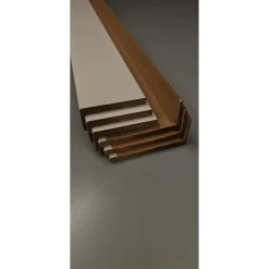 Coprifilo 2B bianco laccato 90x40 cm 3 pz