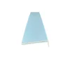 Coprifilo liscio listellare laminato Bianco Matrix alt 7 cm con aletta