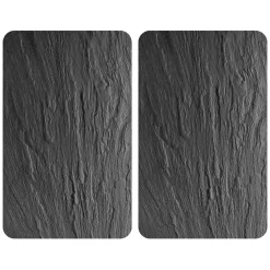 Coprifornelli in vetro universale Ardesia 4 mm 2 pz