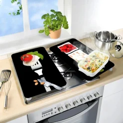 Coprifornelli in vetro Universal Caprese 30x52 cm 2 pz