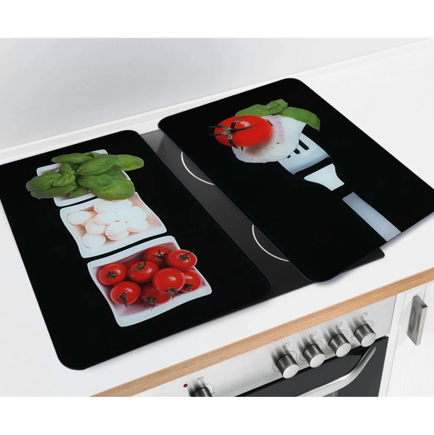 Coprifornelli in vetro Universal Caprese 30x52 cm 2 pz