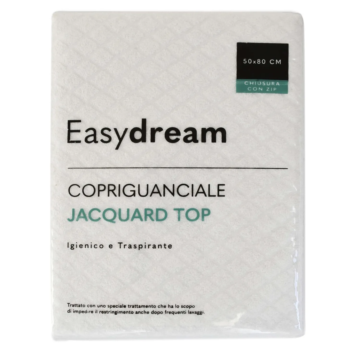 Copriguanciale Jacquard bianco
