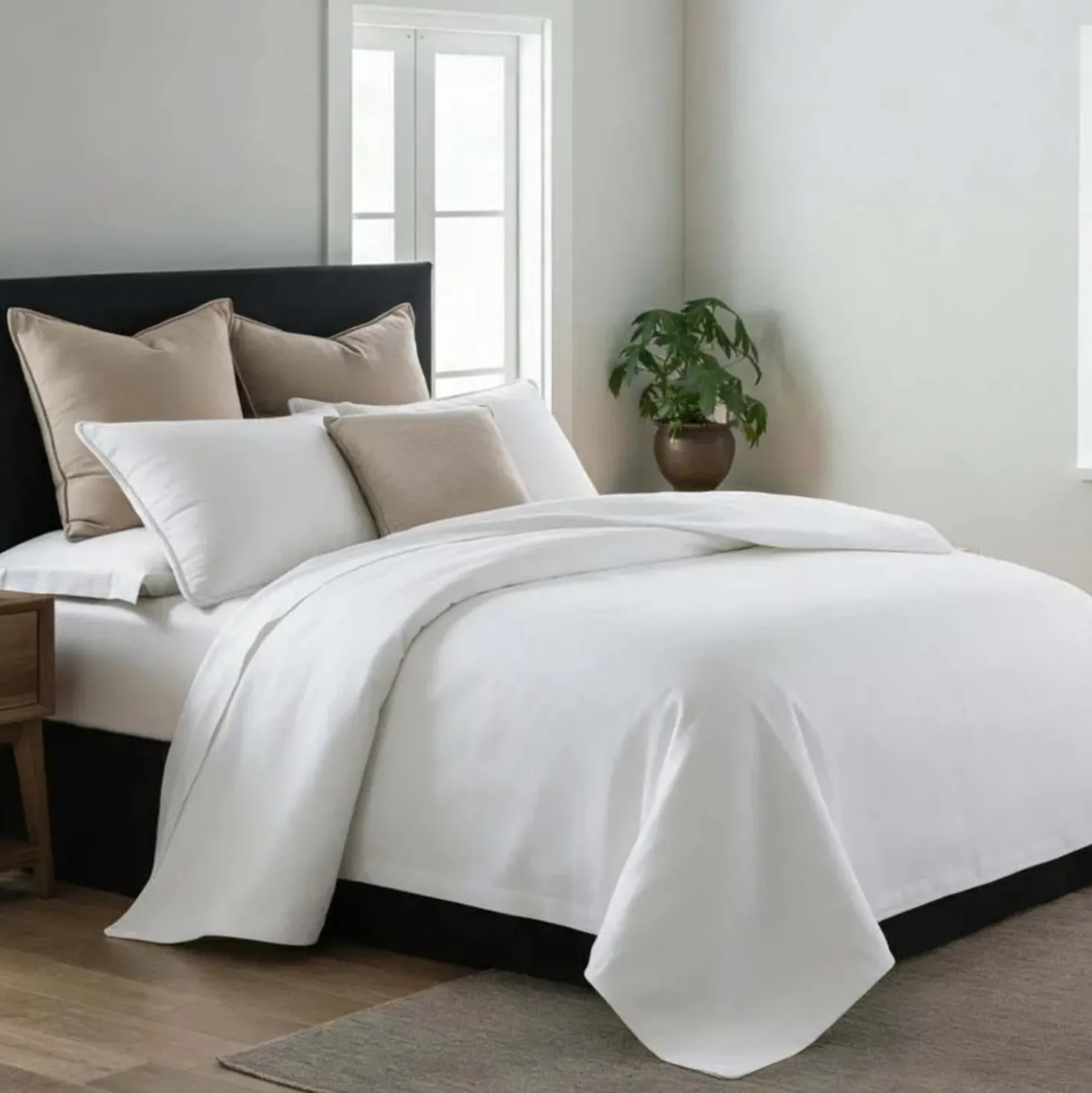 Copriletto Arredo Impero 250x250 cm beige