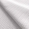Copriletto Arredo Zig Zag 250x250 cm bianco