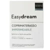 Coprimaterasso singolo spugna 200x90 cm bianco