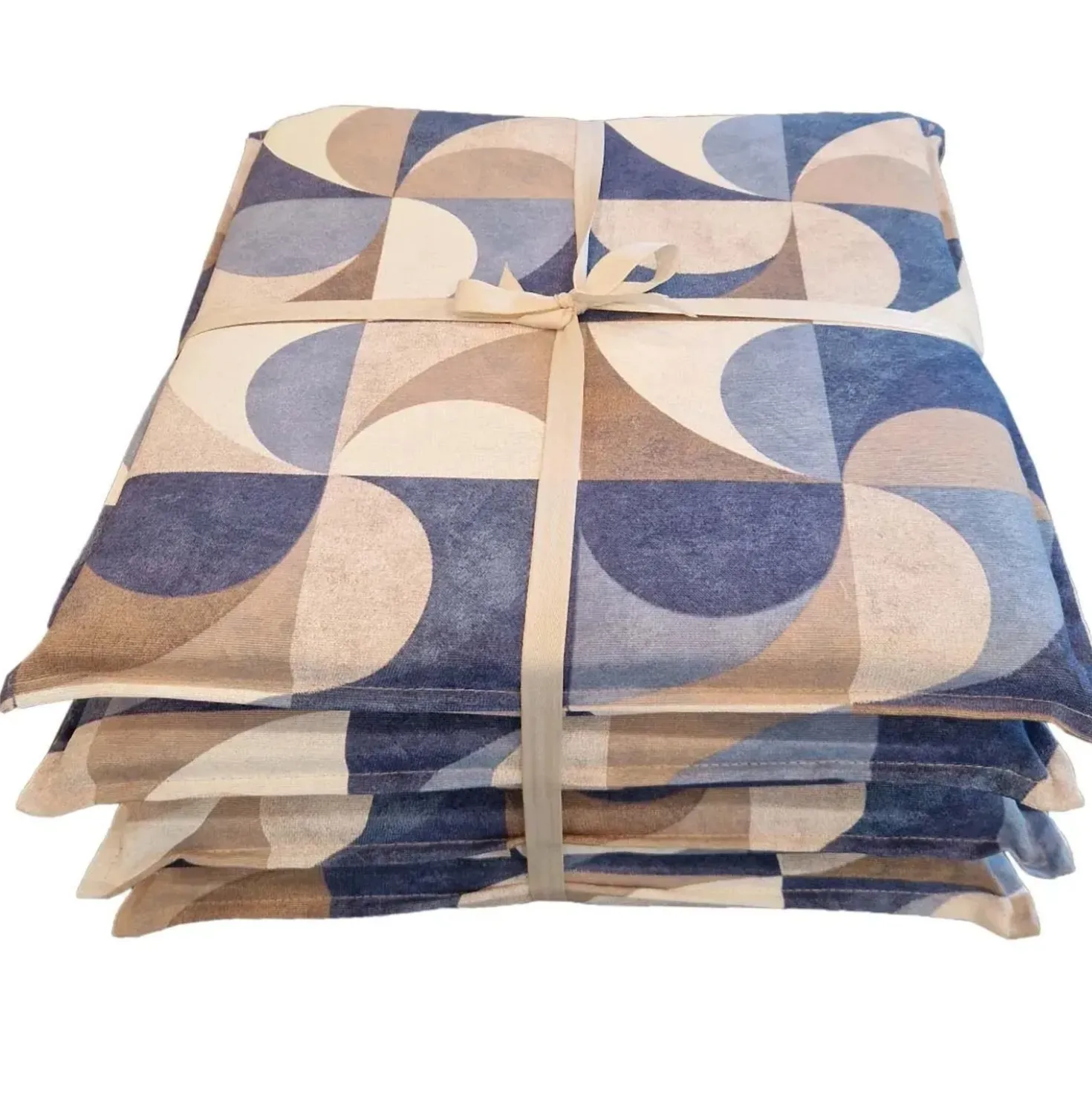 Coprisedia Kiran 40x40 cm azzurro 4 pz