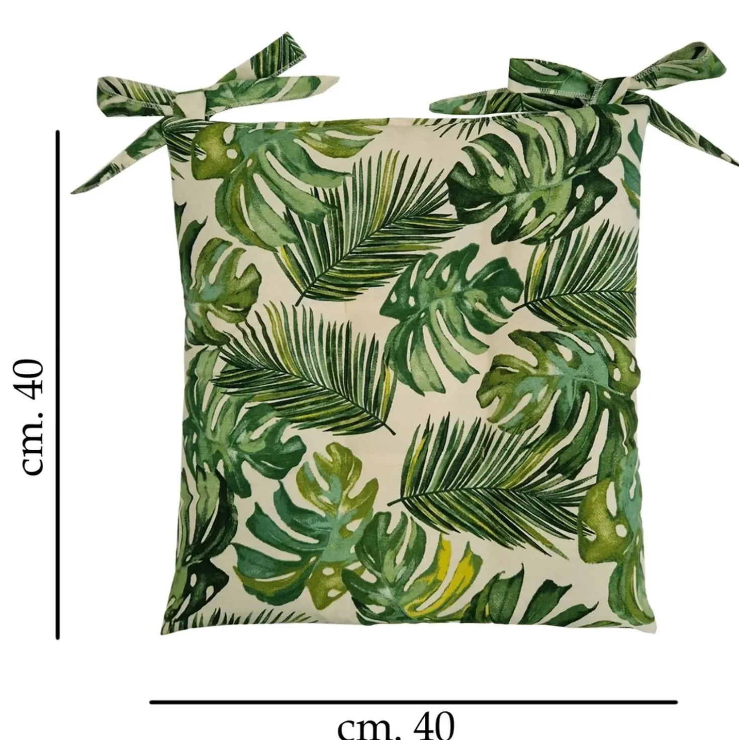Coprisedia relax bahamas verde 40x40 cm