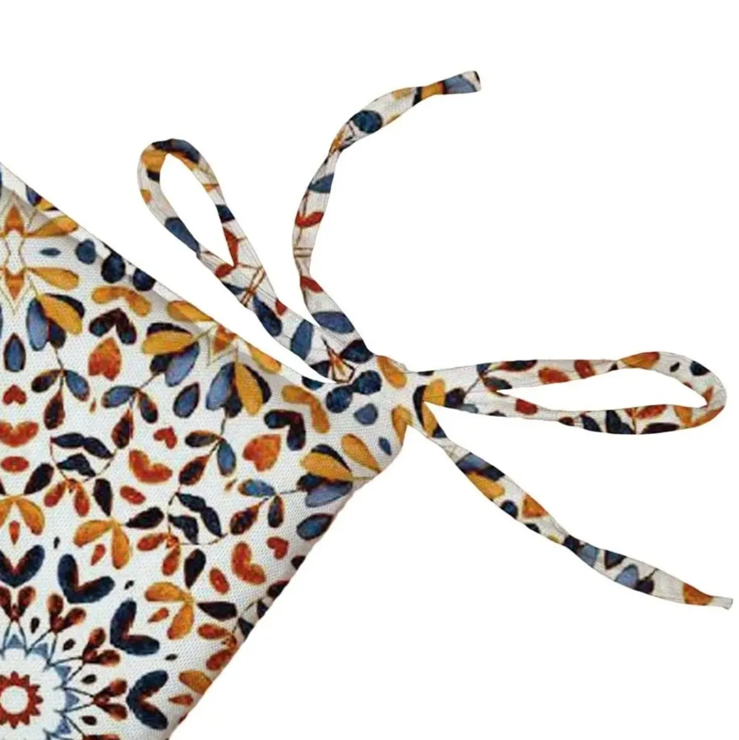 Coprisedia relax Bloom 40x40 cm azzurro 4 pz