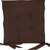 Coprisedia Relax trapuntato 40 cm x 40 cm marrone