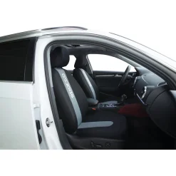 Coprisedili auto ContiClassic set completo 5 teste nero e grigio