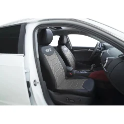 Coprisedili auto Linea S set completo 5 teste nero e grigio