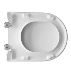 Copriwater a D Compact in termoindurente bianco
