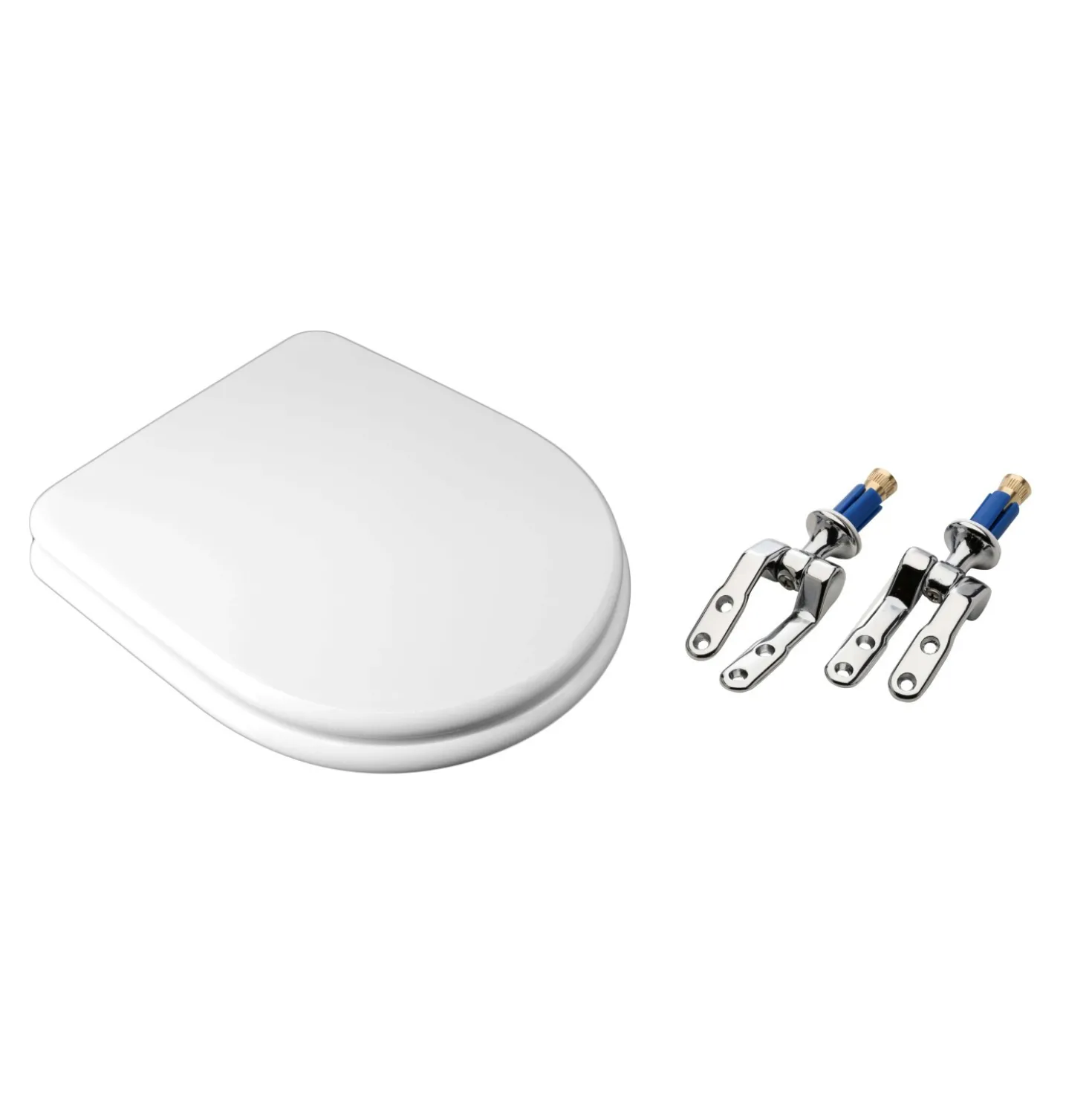 Copriwater a D Esedra in mdf poliesterato bianco