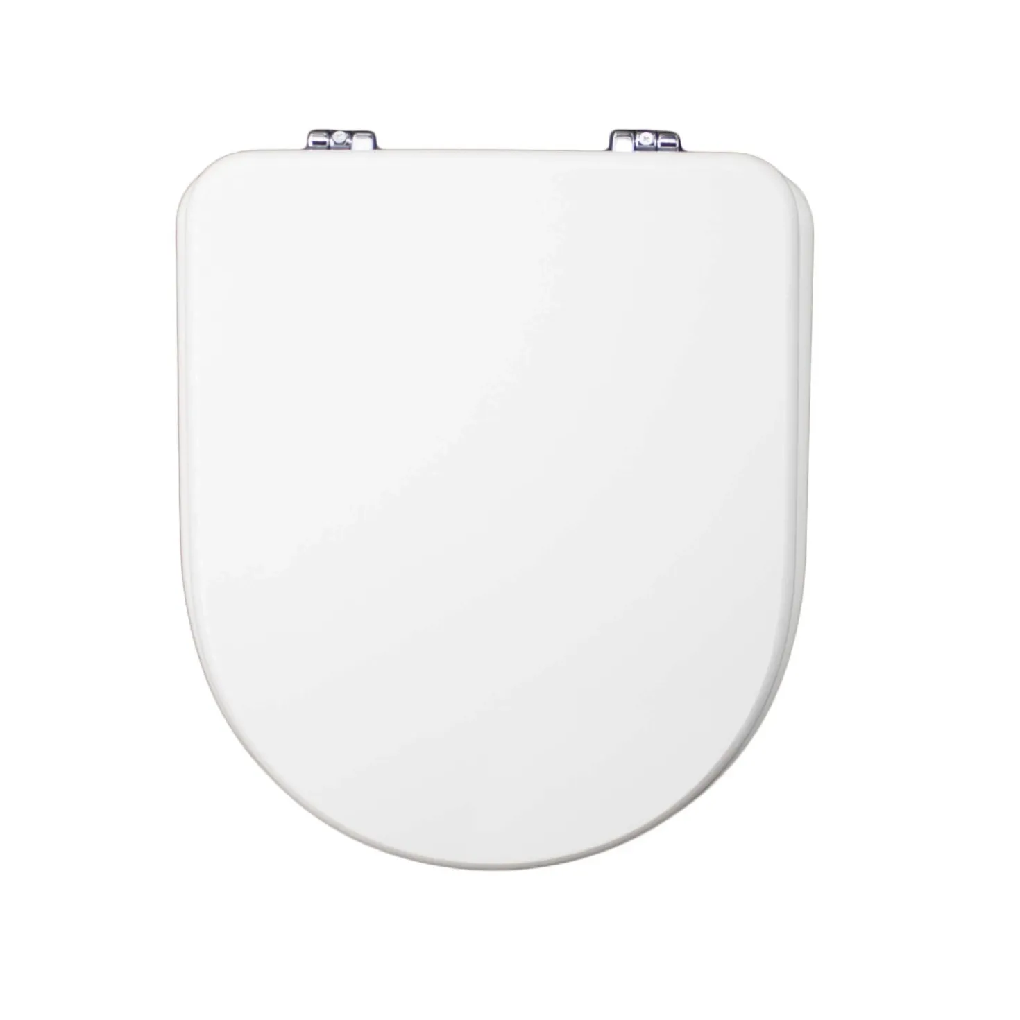 Copriwater a D Esedra in mdf poliesterato bianco