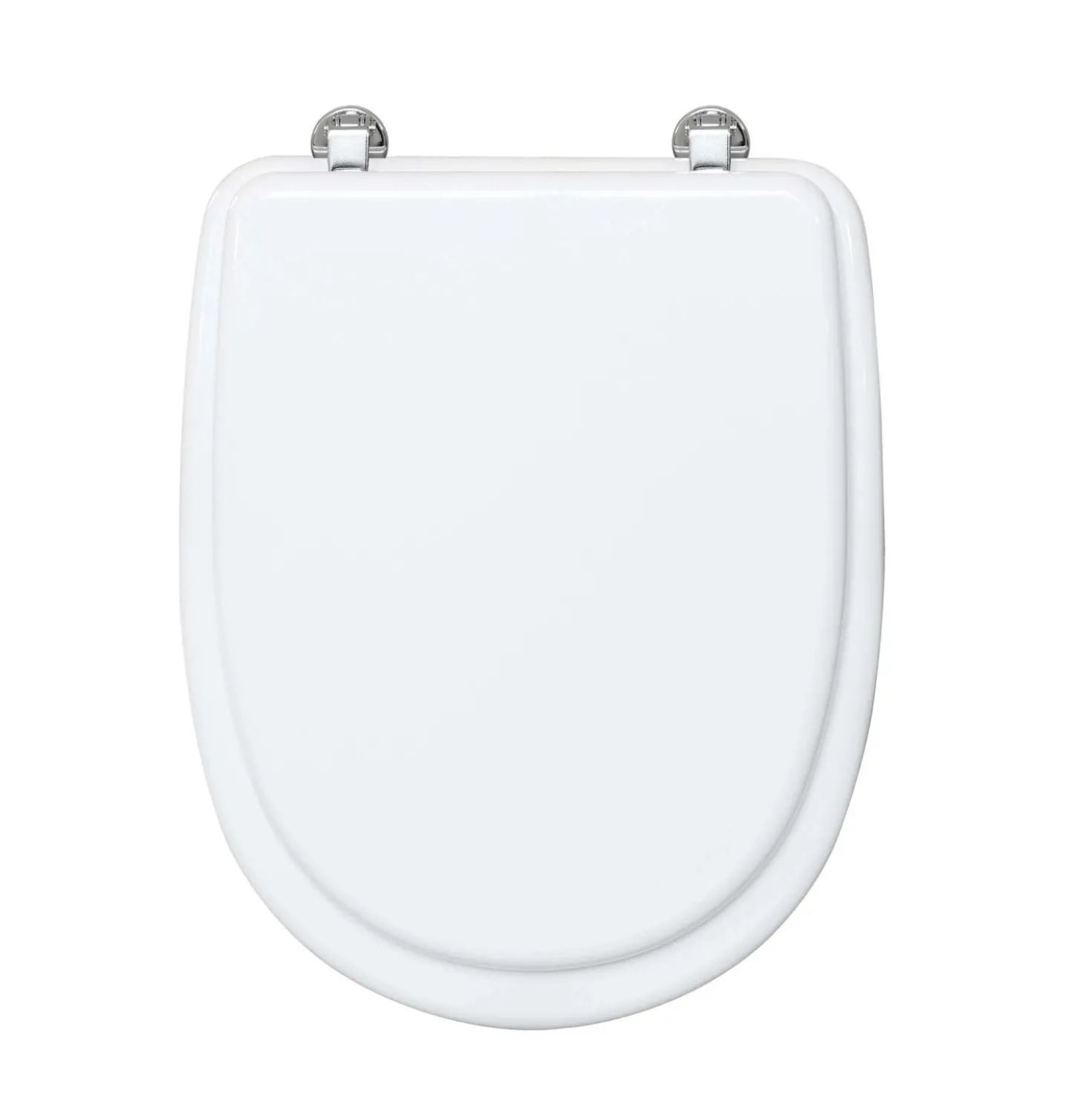 Copriwater ovale Aretusa in mdf bianco