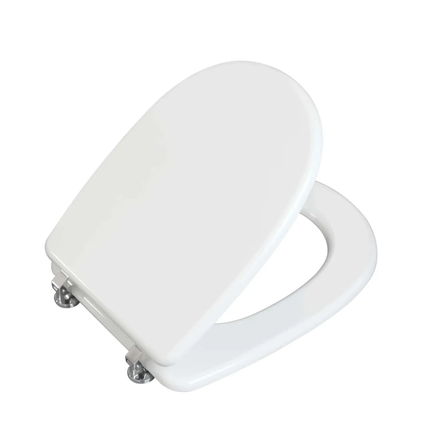 Copriwater ovale Aretusa in mdf bianco