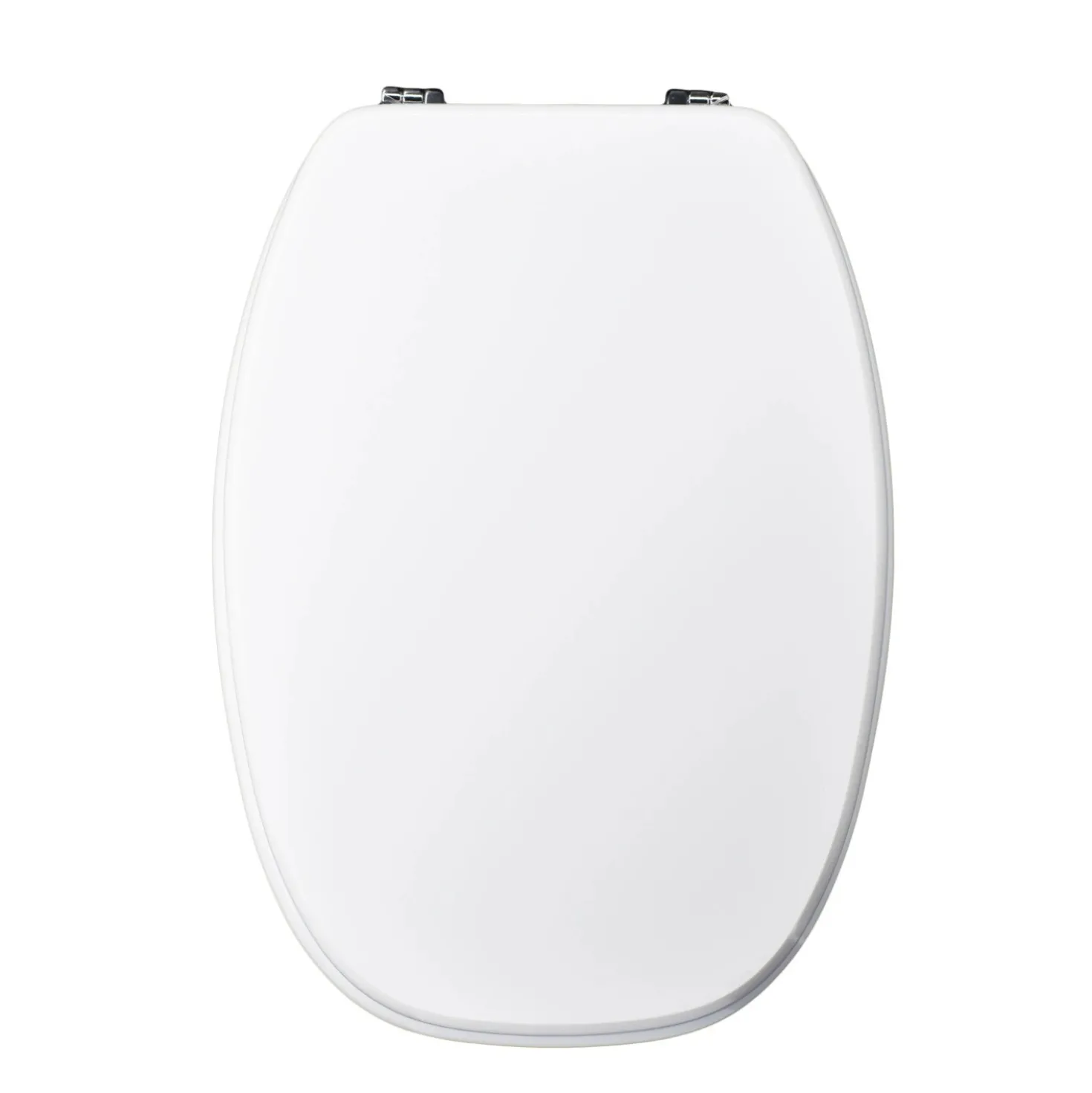 Copriwater ovale E123 in mdf dedicato bianco