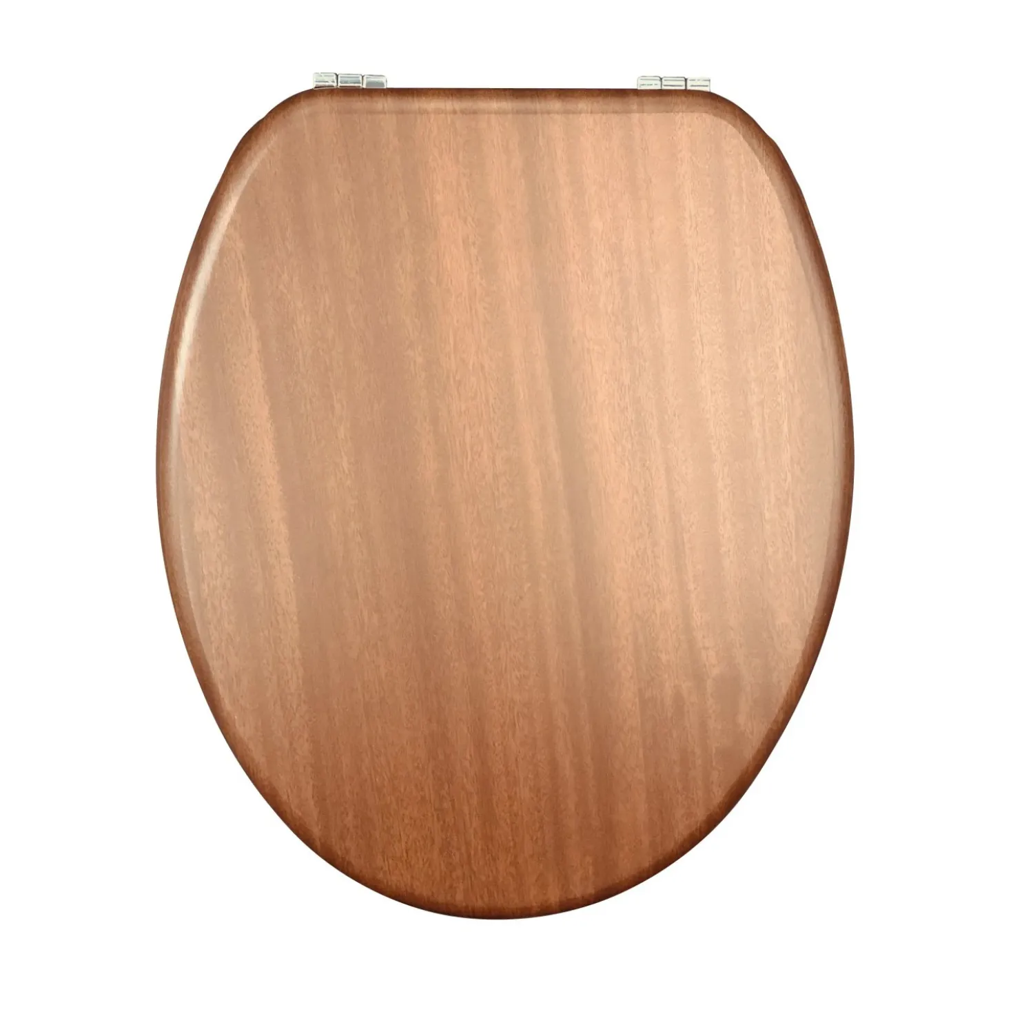 Copriwater ovale in mdf finitura noce