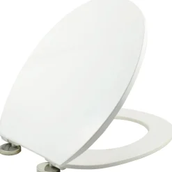 Copriwater ovale in termoindurente bianco