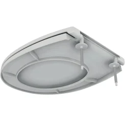 Copriwater ovale New Everest in materiale termoplastico bianco