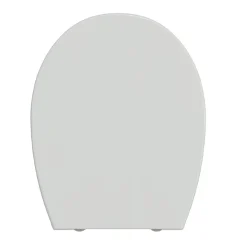 Copriwater ovale New Everest in materiale termoplastico bianco