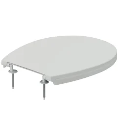 Copriwater ovale New Everest in materiale termoplastico bianco