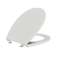 Copriwater ovale New Everest in materiale termoplastico bianco