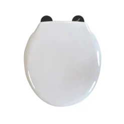 Copriwater ovale Nisida in termoindurente bianco