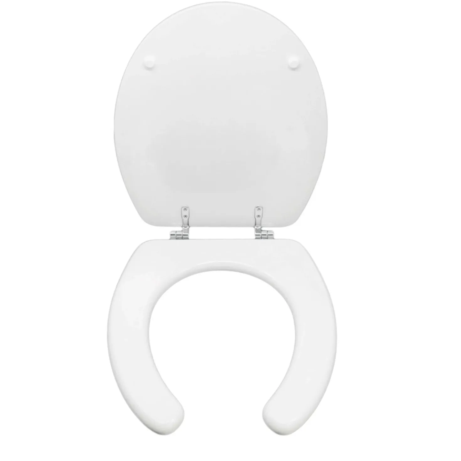 Copriwater ovale per disabili Sagittario in mdf poliesterato bianco