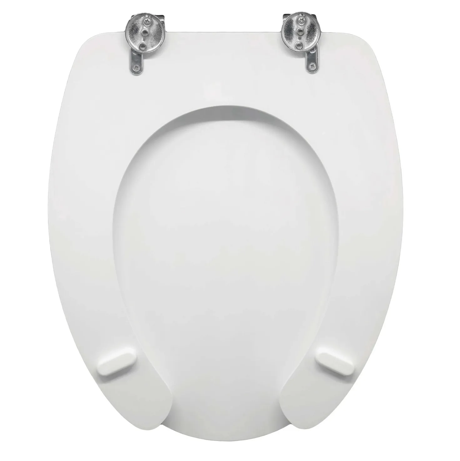 Copriwater ovale per disabili Sagittario in mdf poliesterato bianco